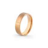 Aliança Eternis Emotiva Plana Amarelo Acetinado Sem pedra