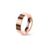 Aliança Eternis Clássica Plana Rosa Polido Sem pedra